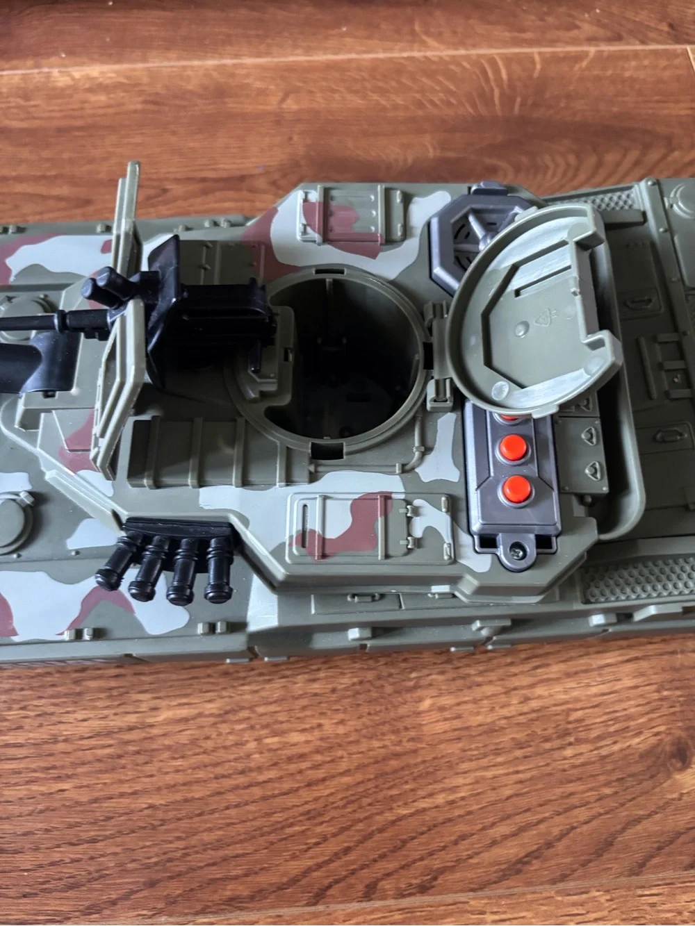 Green Camo Toy Tank - Kids Military Play